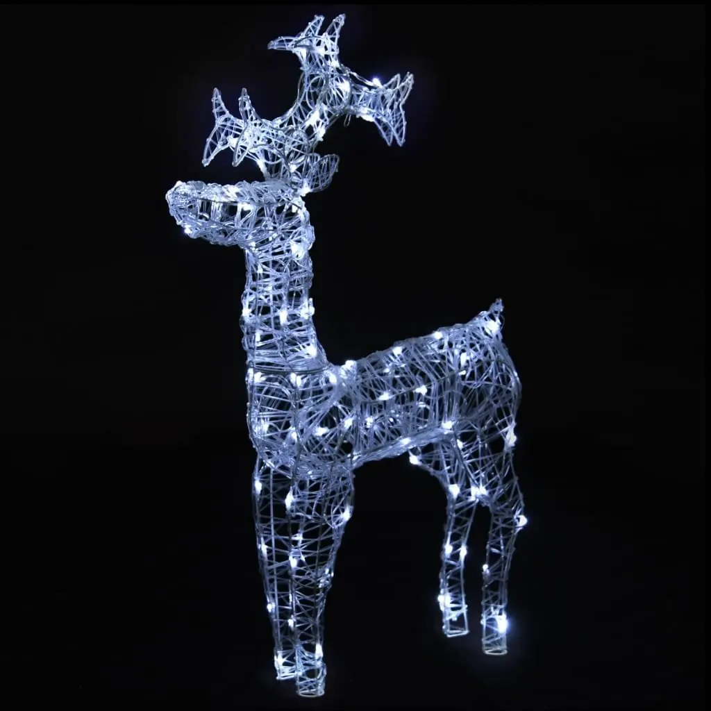 LED Lighted Reindeer Decorations 2pc