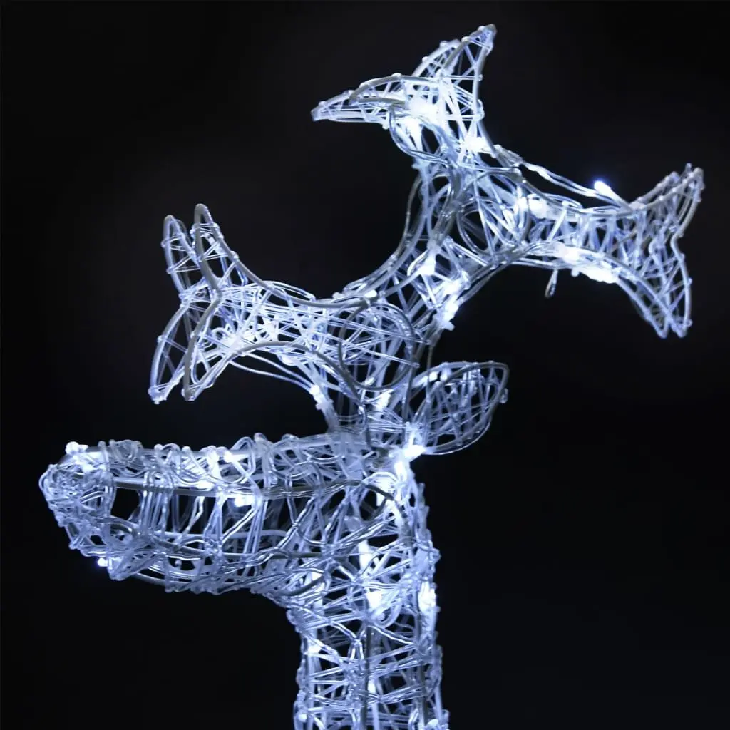 LED Lighted Reindeer Decorations 2pc