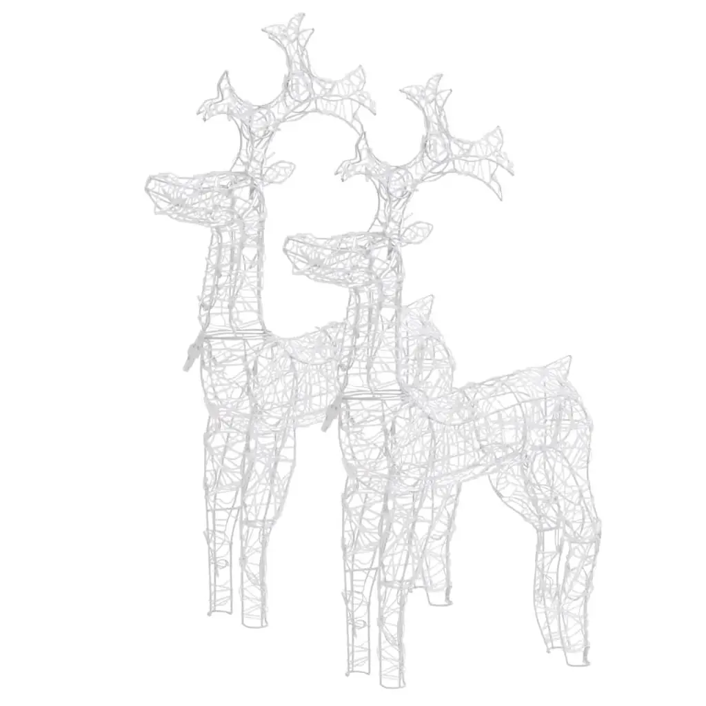 LED Lighted Reindeer Decorations 2pc