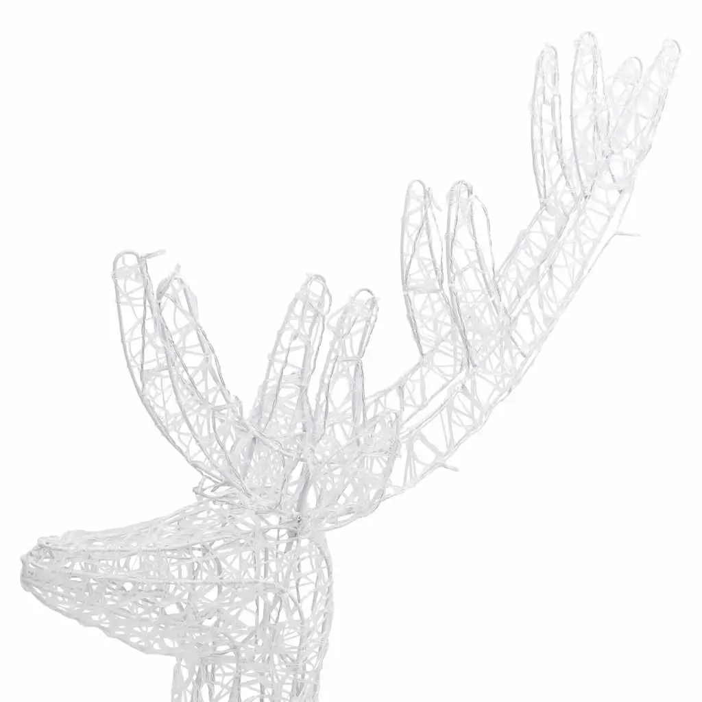 Acrylic Reindeer Lights 180cm Warm White 250 LED Outdoor Garden Decoration 3 Piece