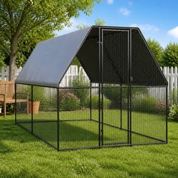 Durable Galvanised Steel Outdoor Chicken Cage 2x4x2m