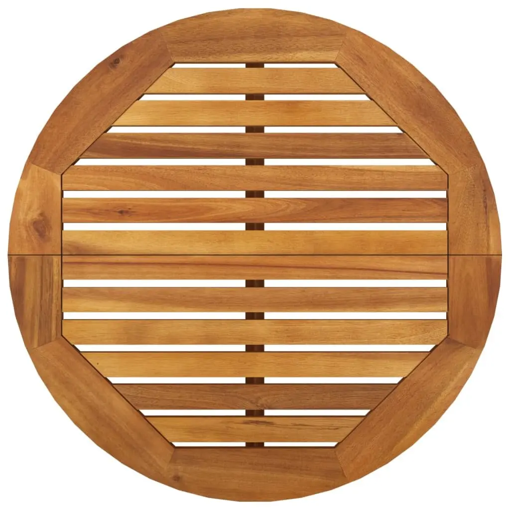 3-Piece Solid Wood Acacia Garden Bar Set in Brown