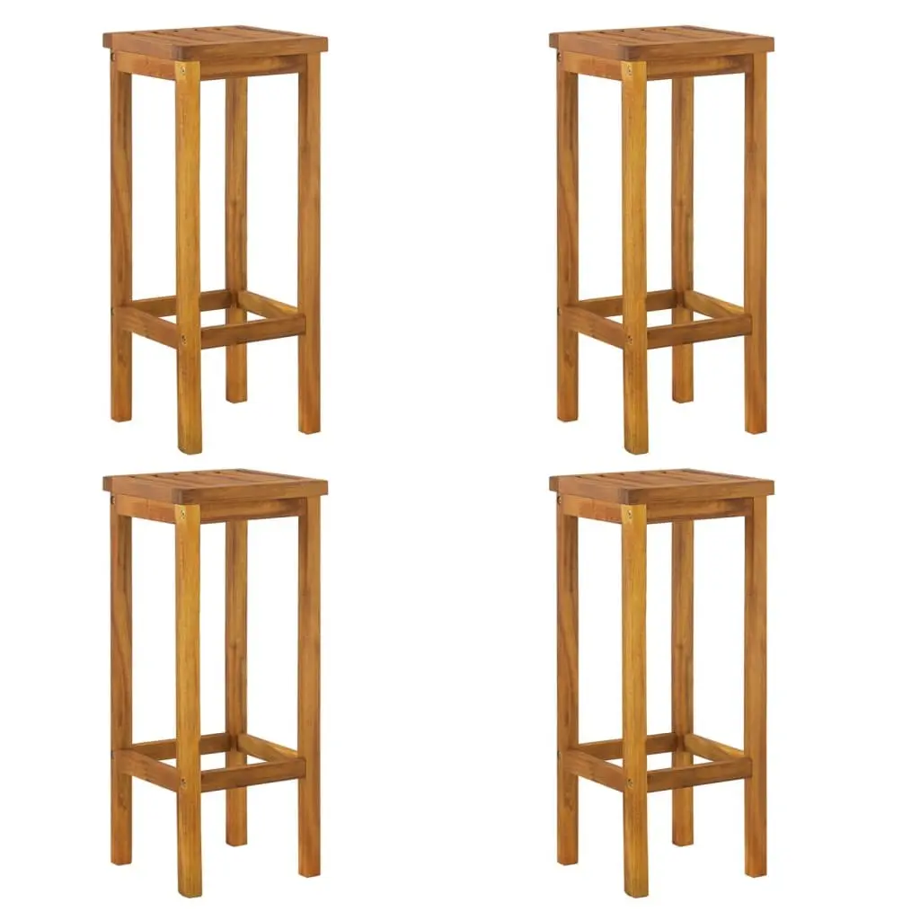 Solid Wood Acacia Garden Bar Set for Outdoor Dining