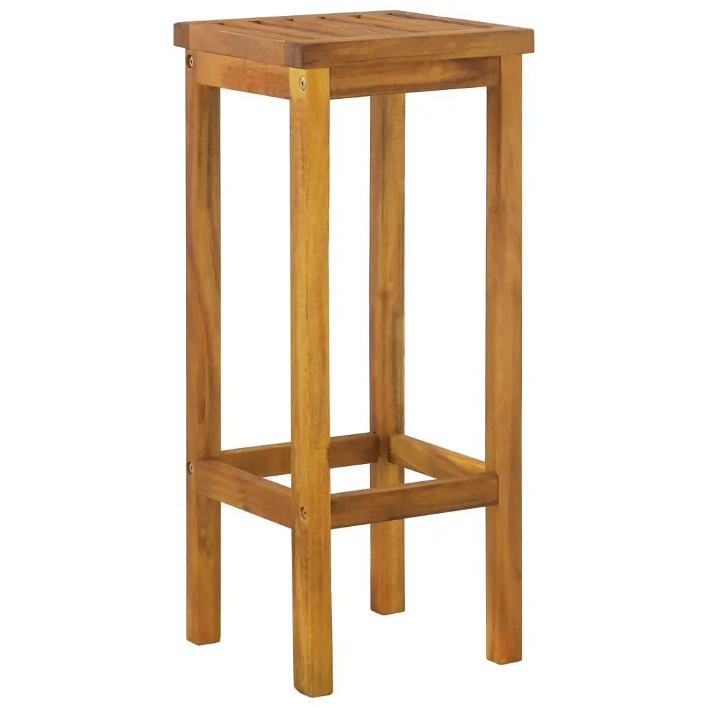 Solid Wood Acacia Garden Bar Set for Outdoor Dining