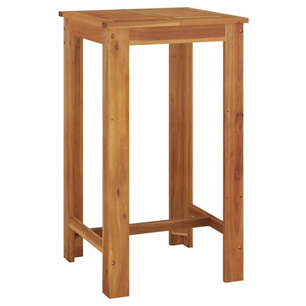 5 Piece Garden Bar Set Solid Acacia Wood Brown