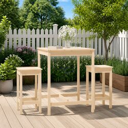 Sturdy 3 Piece Garden Bar Set for Outdoor Fun