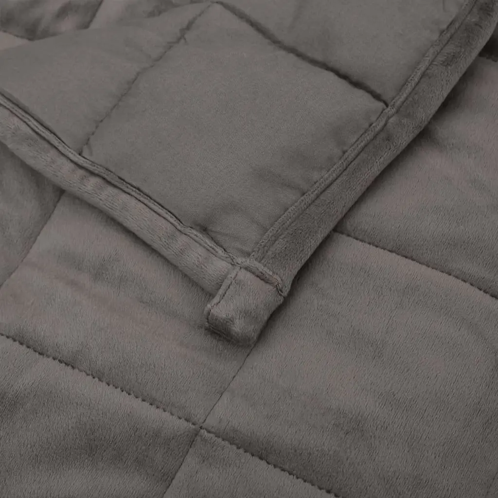 Grey Weighted Blanket 122x183 cm 5kg