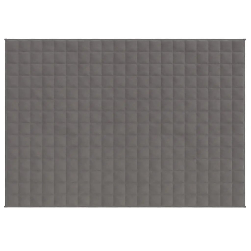 Grey Weighted Blanket 152x203 cm 7 kg