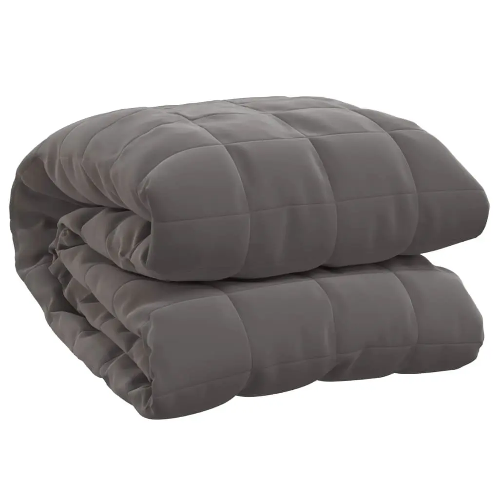 Grey Weighted Blanket 152x203 cm 11 kg