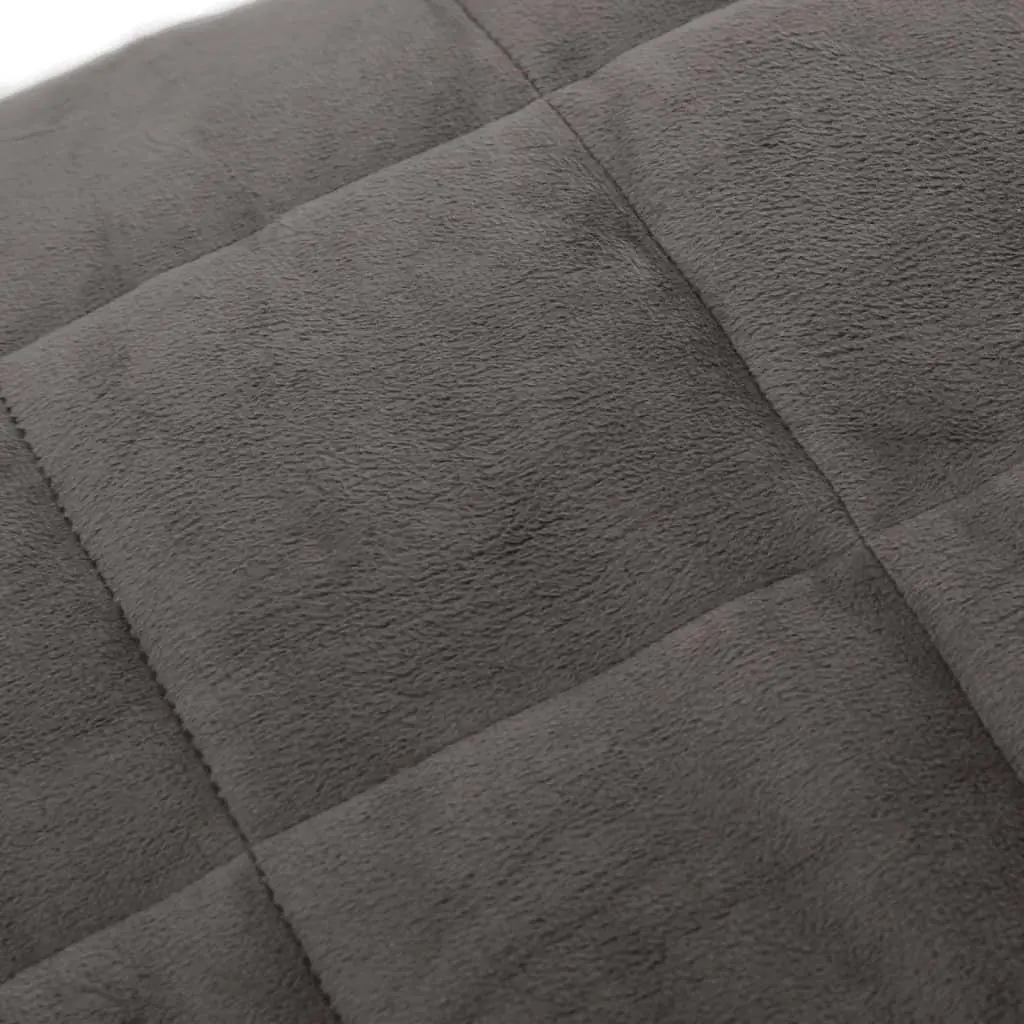 Grey Weighted Blanket 152x203 cm 11 kg