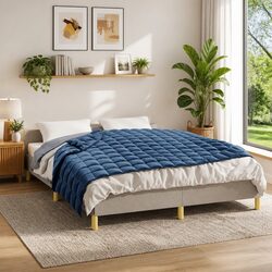 Premium Quality Blue Weighted Blanket 122x183 cm 5 kg