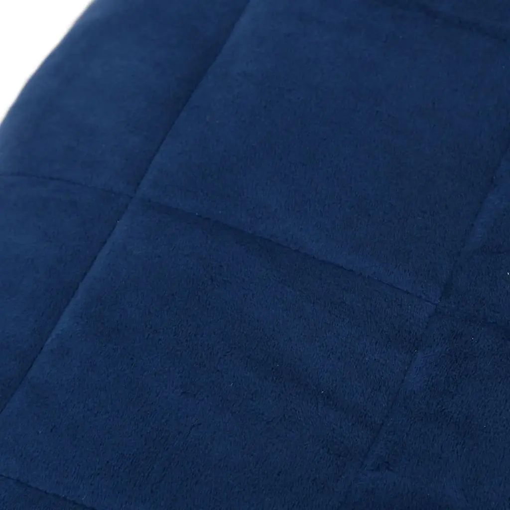 Weighted Blanket Polyester 122x183cm Blue 9kg