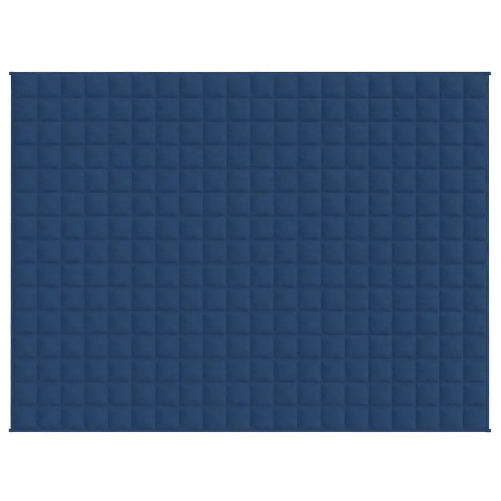 Blue Weighted Blanket 152x203 cm 11 kg