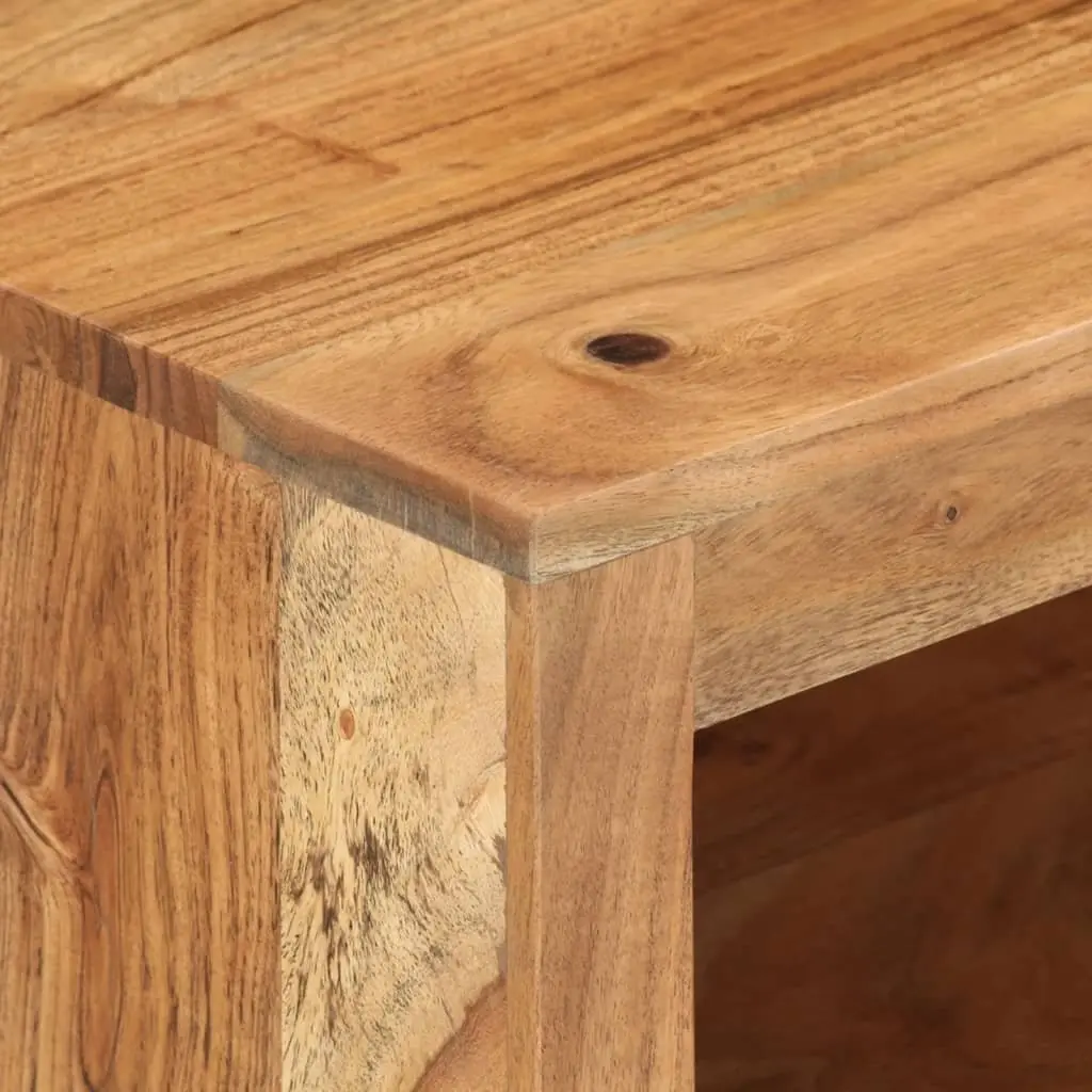 Solid Wood Acacia TV Cabinet with Storage Drawers