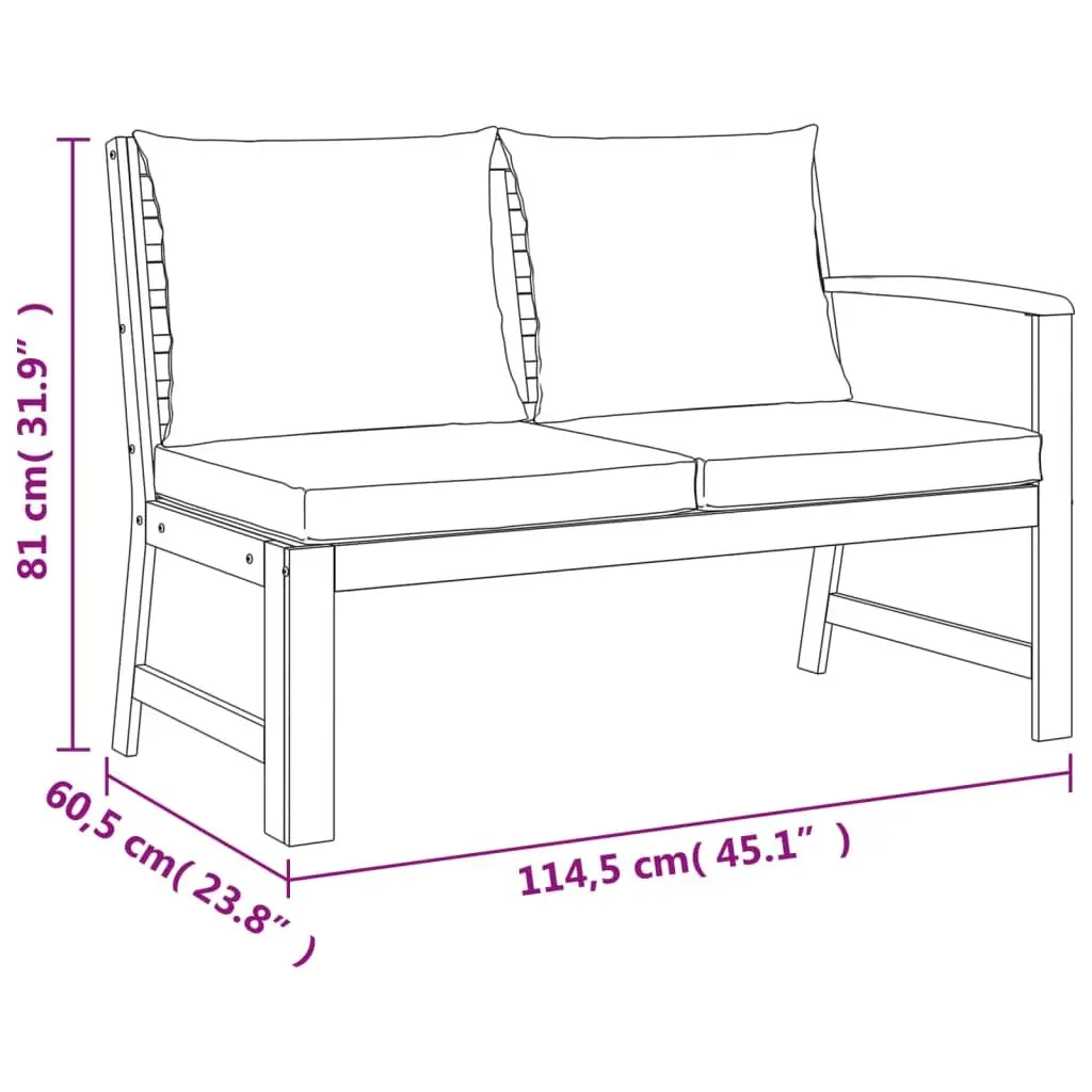 11 Piece Outdoor Dining Set with Cushions