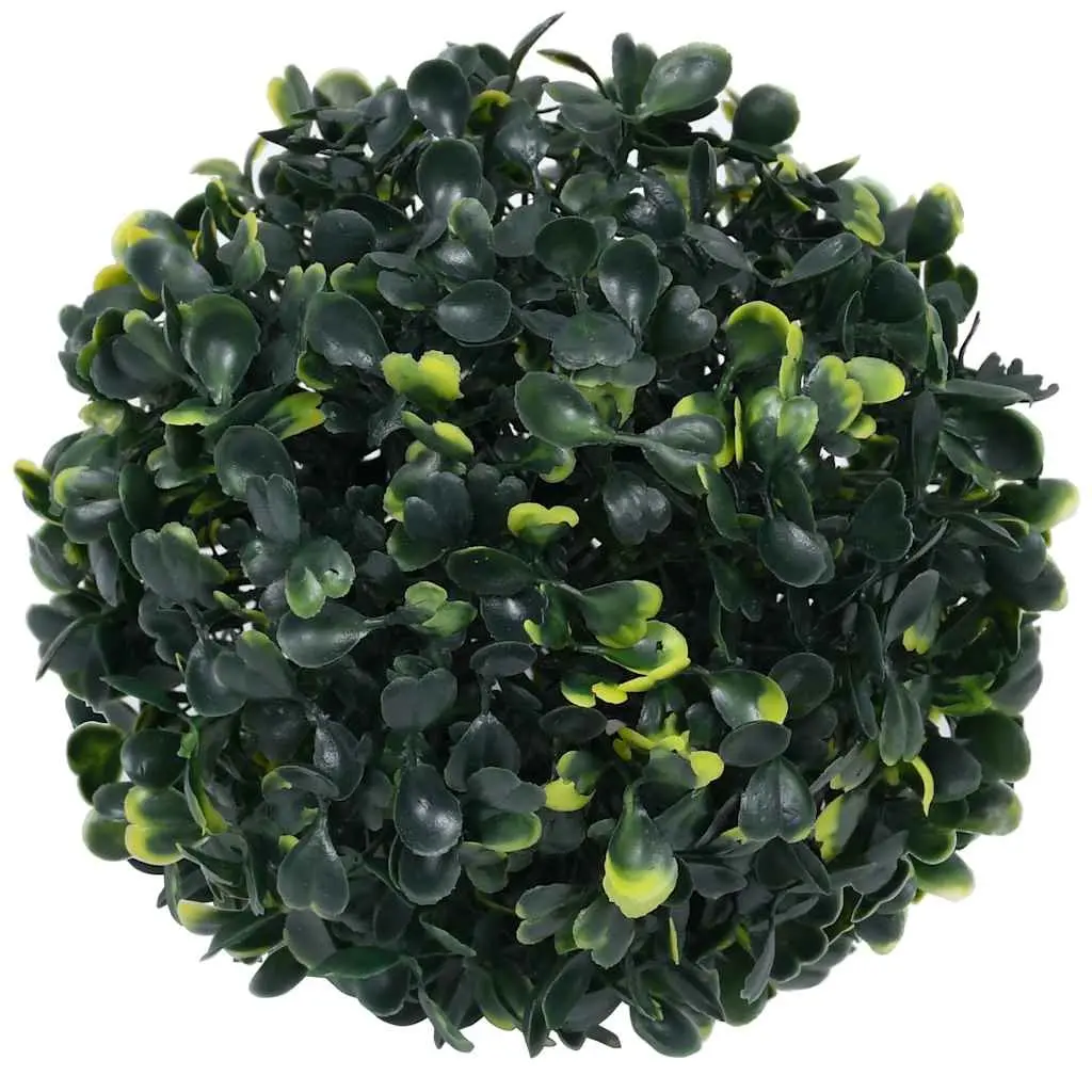 Artificial Boxwood Balls Polyethylene 22 cm Green
