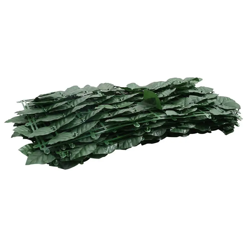 Privacy Screen Polyethylene Fabric 300x100cm Green Leaves