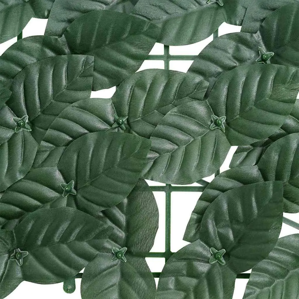 Privacy Screen Polyethylene Fabric 300x100cm Green Leaves