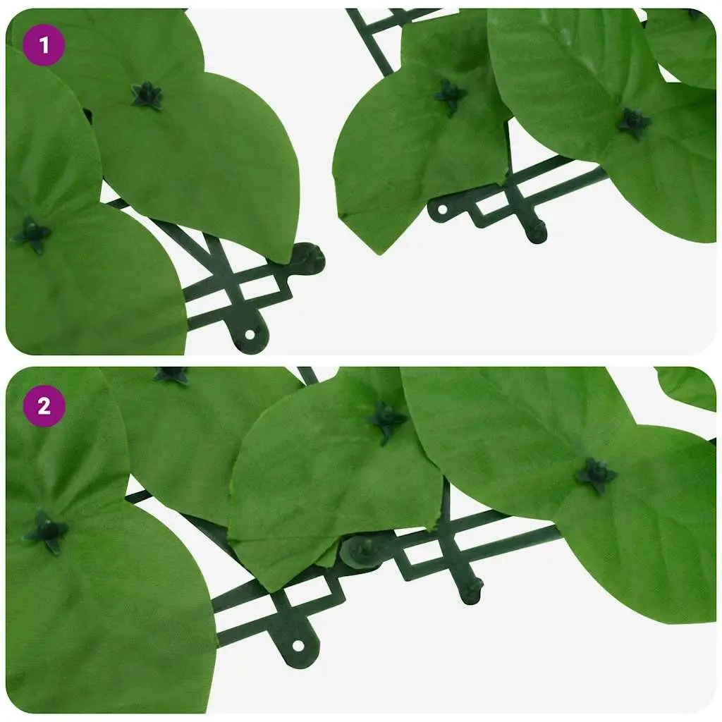 Balcony Privacy Screen Green Leaves Outdoor Garden Terrace Fence Sunshade
