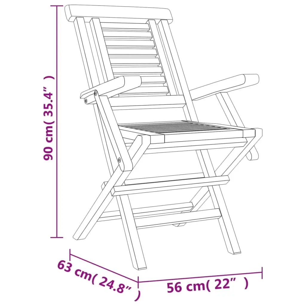 7 Piece Garden Dining Set Solid Teak Wood Brown Outdoor Furniture Table Chairs