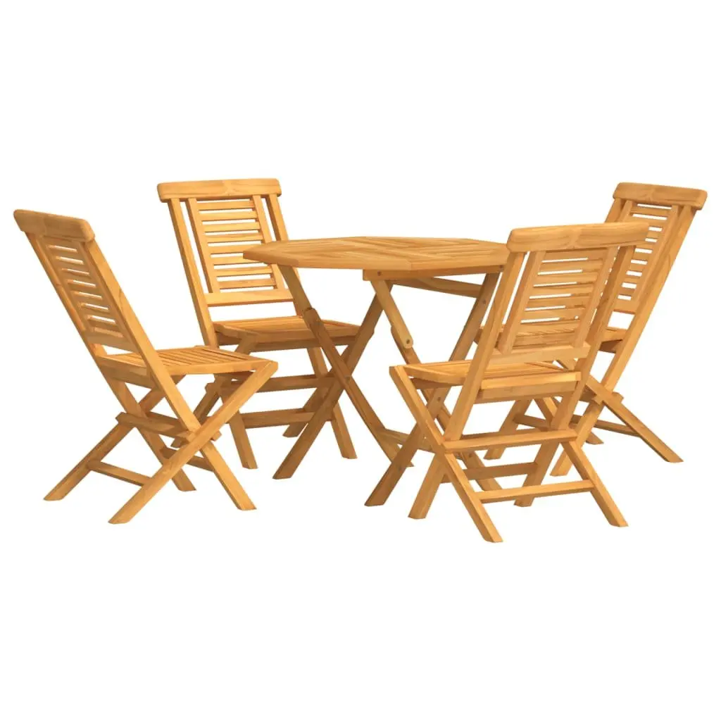 Wooden 5 Piece Garden Dining Set for Outdoor Enjoyment