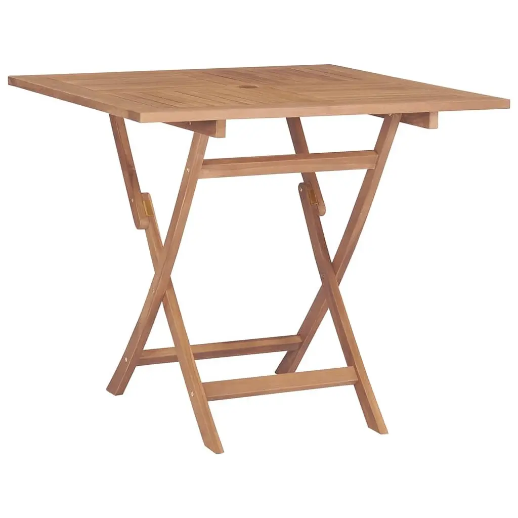 5 Piece Garden Dining Set with Folding Chairs