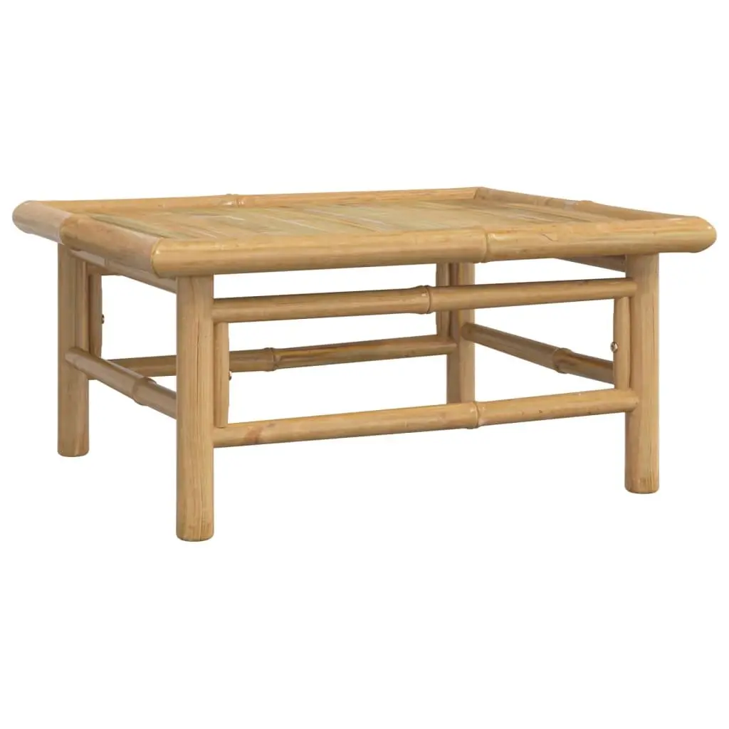 6 Piece Bamboo Garden Lounge Set with Cushions