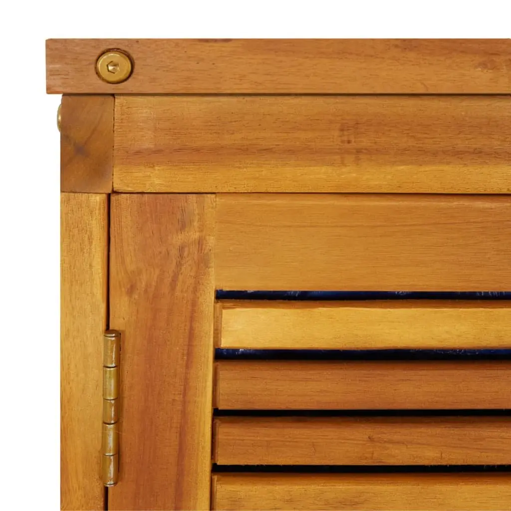 Garden Storage Box Solid Acacia Wood 280x87x104 cm Brown