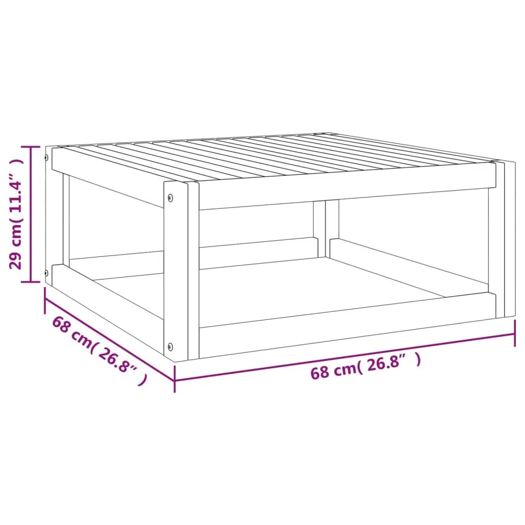 Outdoor 4-Piece Lounge Furniture Set with Cushions and Table