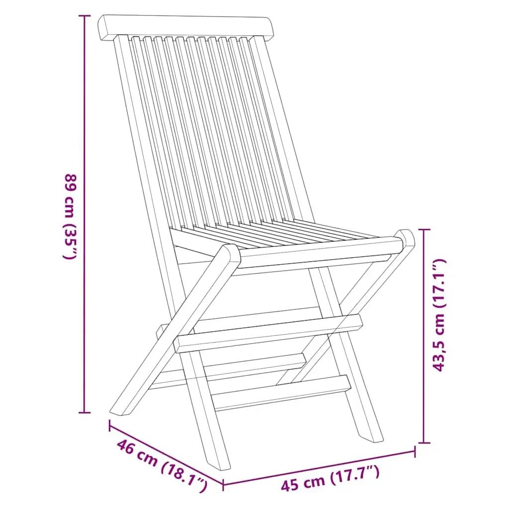 Teak Wood 7-Piece Outdoor Dining Set with Rectangular Table