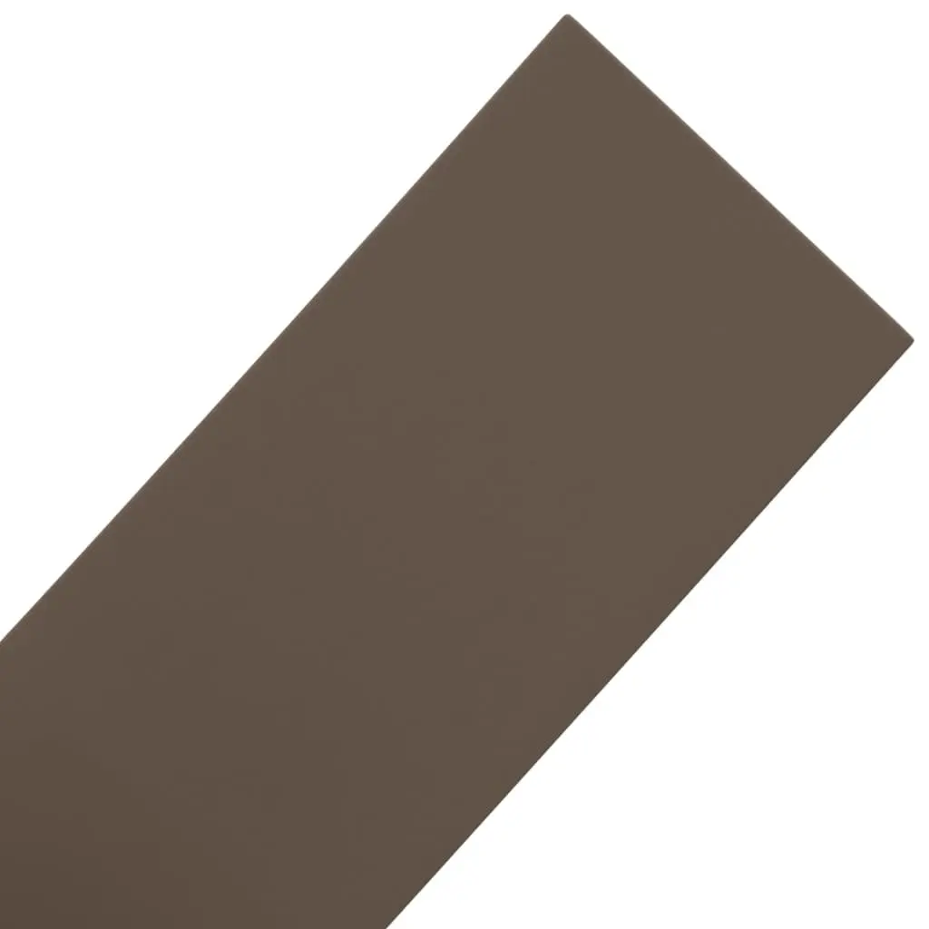 5-Piece Flexible Brown Garden Edging Border 10m