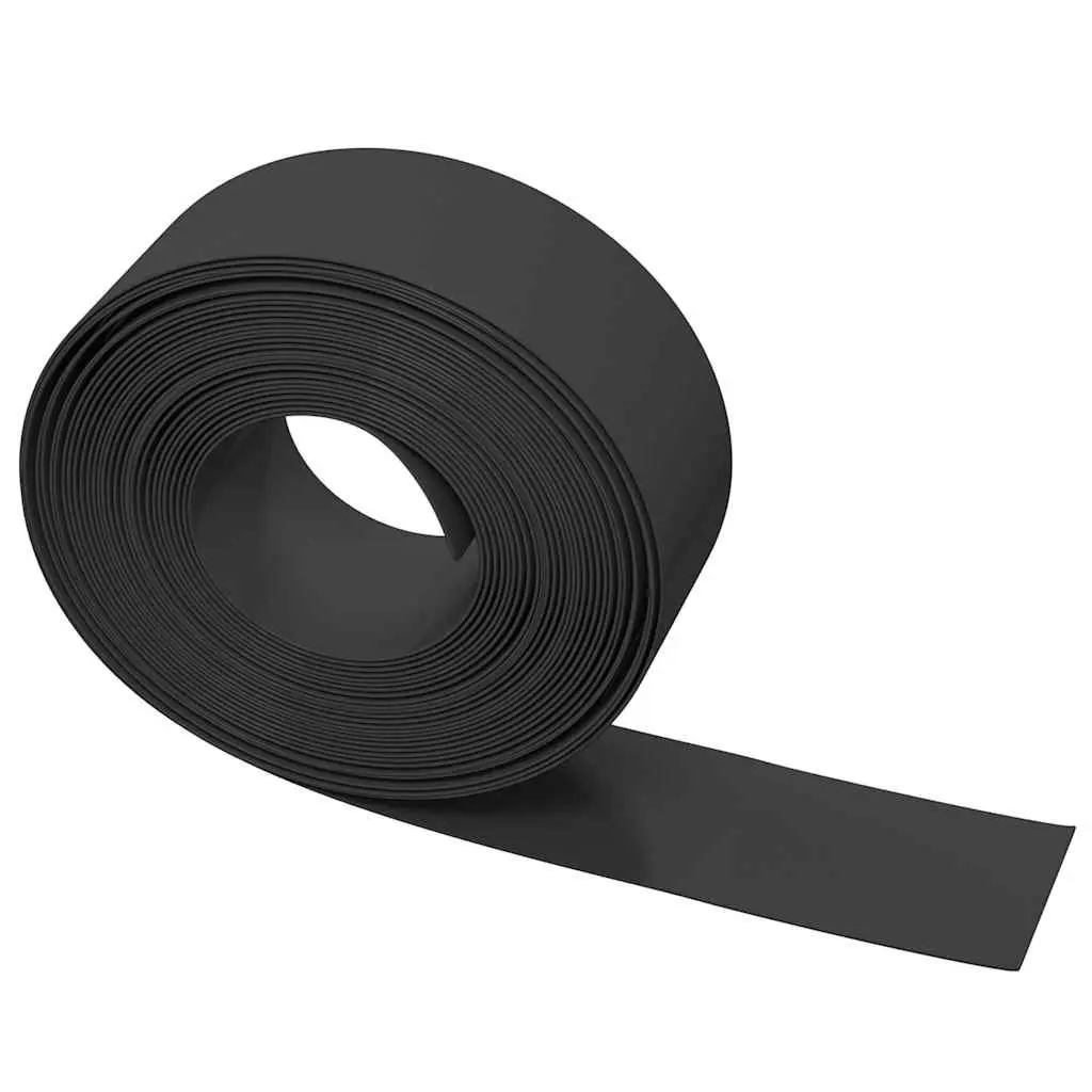 Garden Edging Black 10m Flexible Border Lawn Path Flower Bed Barrier Flexible