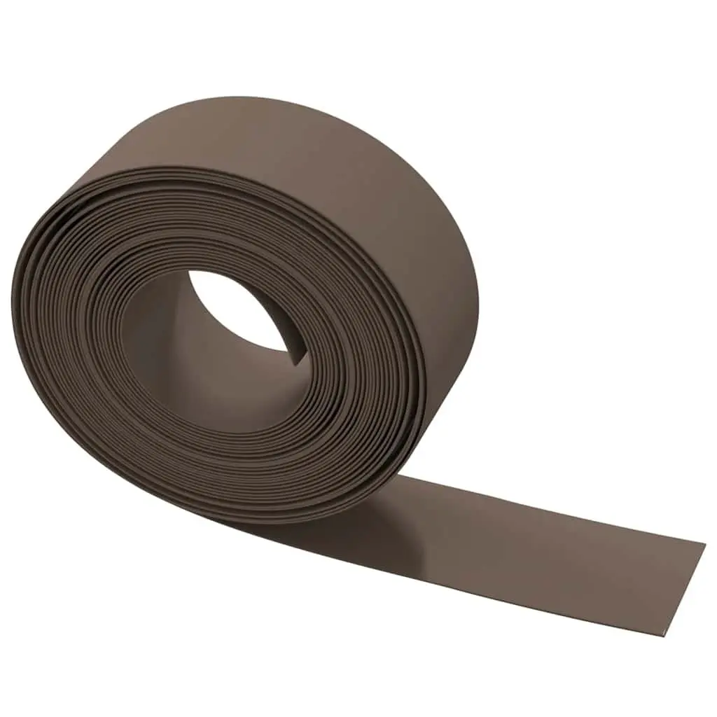 Brown Garden Edging Borders, 5 Pieces, 10 m
