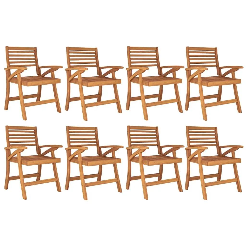 9 Piece Acacia Wood Garden Dining Set