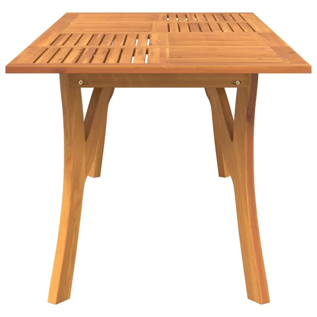 Solid Acacia 9-Piece Garden Dining Set for Outdoor Enjoyment