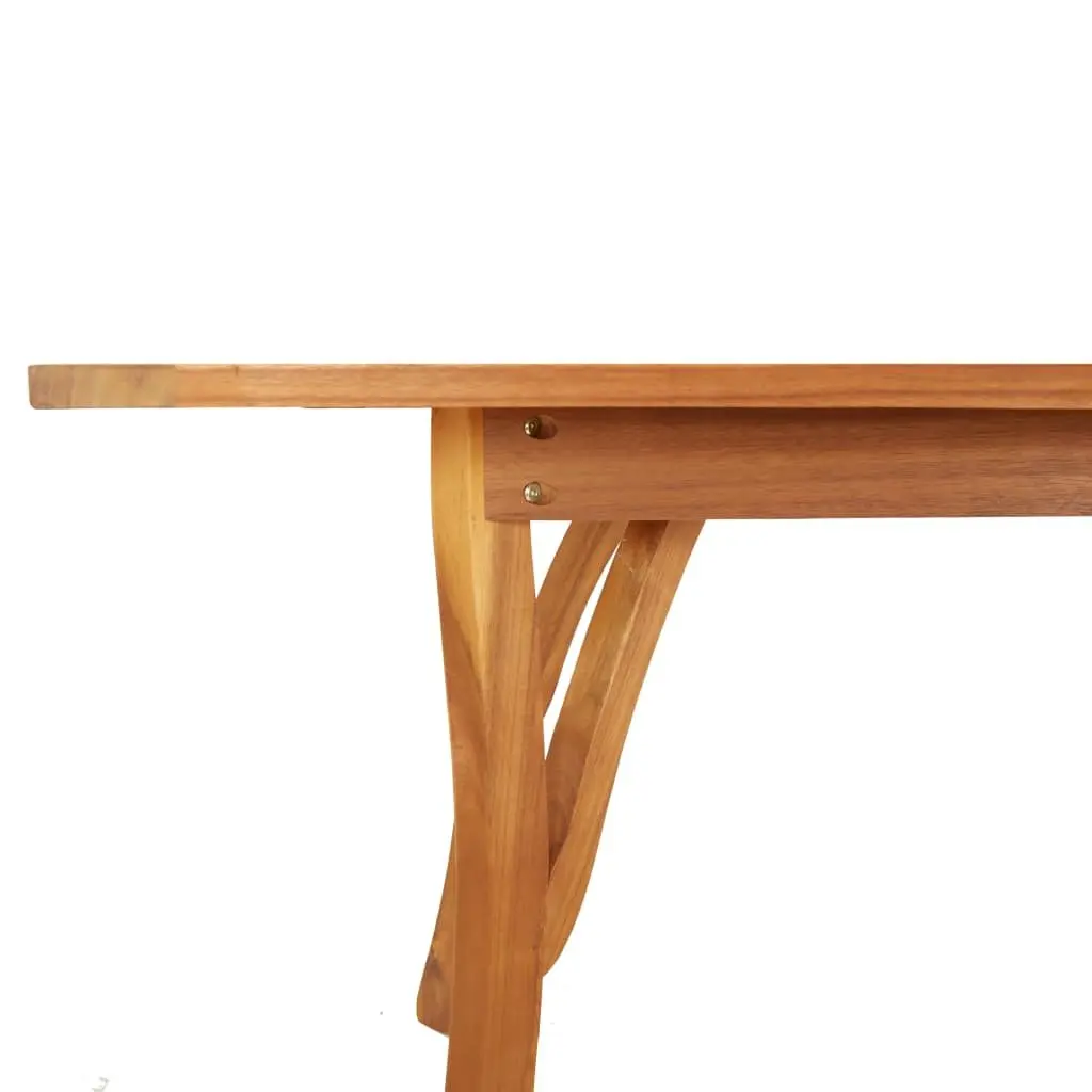 Solid Acacia 9-Piece Garden Dining Set for Outdoor Enjoyment