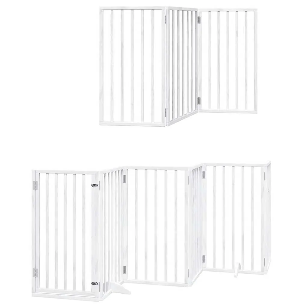 Foldable Dog Gate with 15 Panels and Locks
