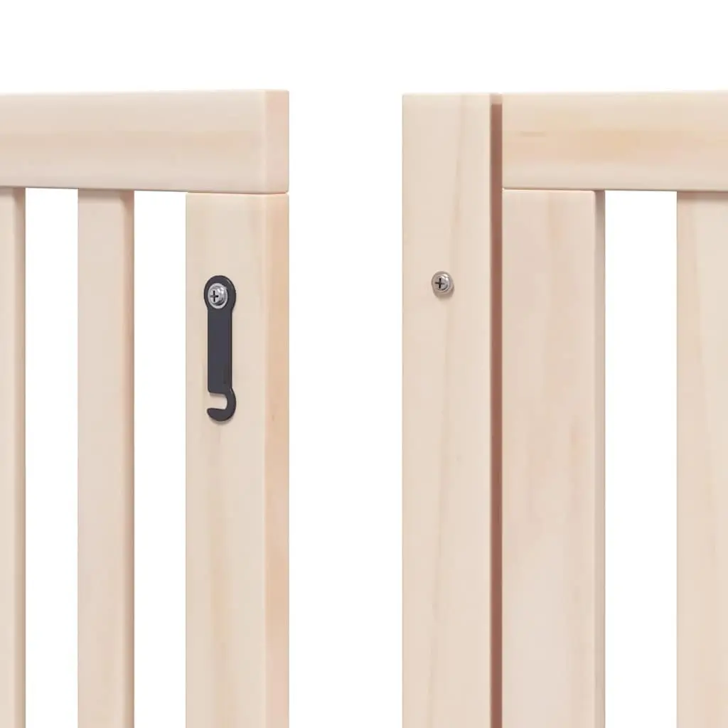 Foldable Dog Gate with 12 Panels and Locks