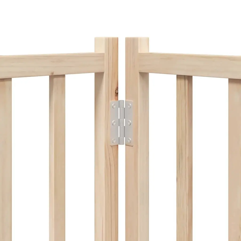 Foldable Dog Gate with 9 Panels and Door Lock