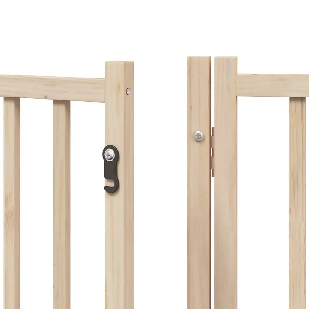 Foldable Dog Gate with 9 Panels and Door Lock
