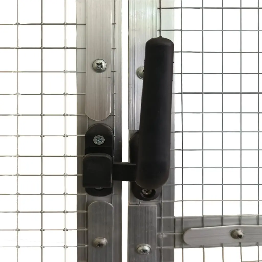 Bird Aviary Aluminium 1.79x6x1.85m Silver
