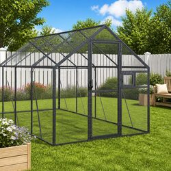 Bird Aviary Anthracite Large Outdoor Enclosure Aluminium Frame Wire Mesh
