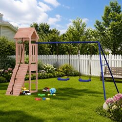 Premium Wooden Climbing Frame and Swing Set for Kids