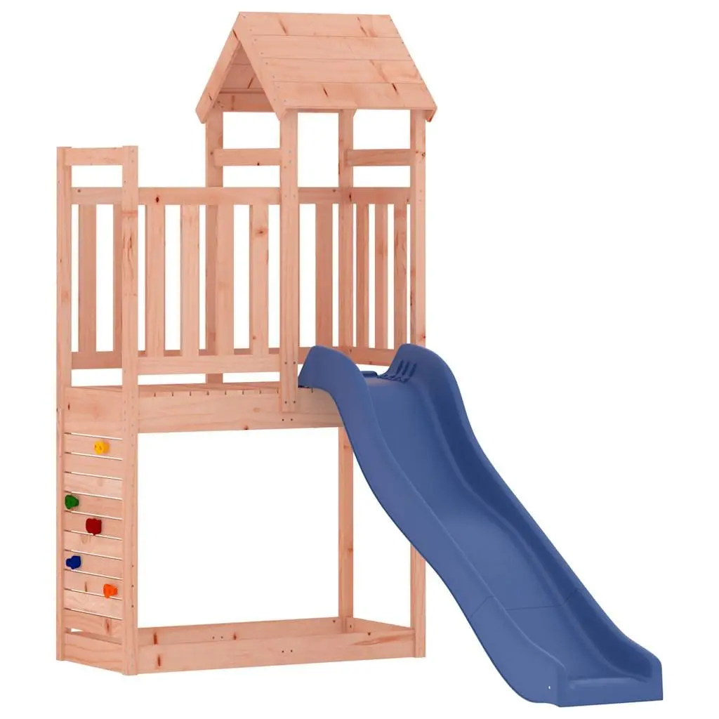 Wooden Climbing Frame with Slide and Sandbox