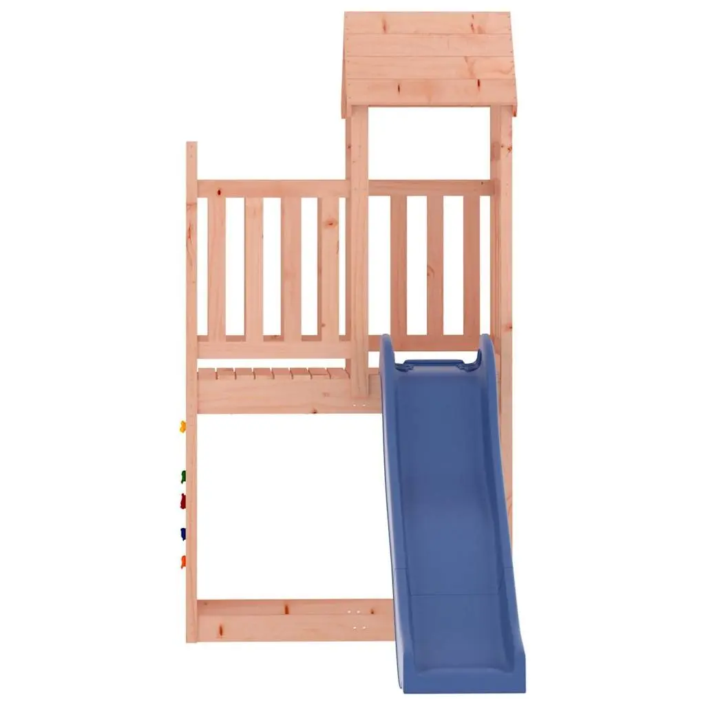 Wooden Climbing Frame with Slide and Sandbox