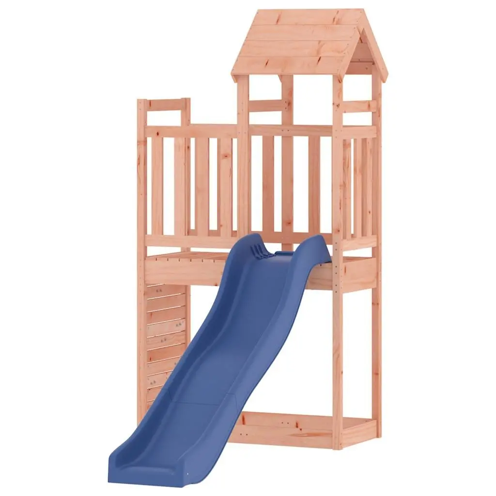Wooden Climbing Frame with Slide and Sandbox