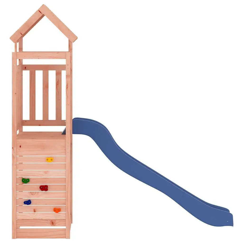 Wooden Climbing Frame with Slide and Sandbox