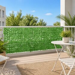 Green Leaf Privacy Screen 400x100cm for Outdoor Spaces