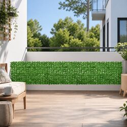 Outdoor Garden Fence Privacy Screen with Green Leaves 600x100cm