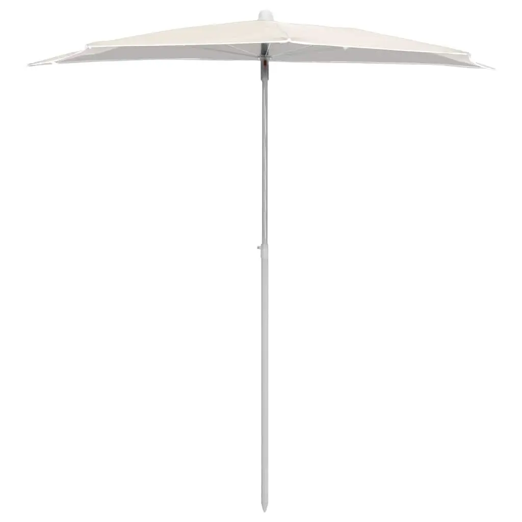 Half Round Garden Parasol with UV Protection